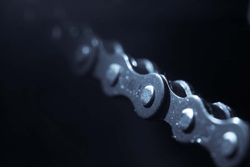 bicycle chain detail