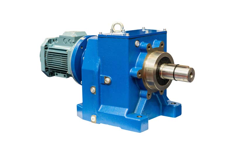 modern of high technology electric motor with reduce gearbox on